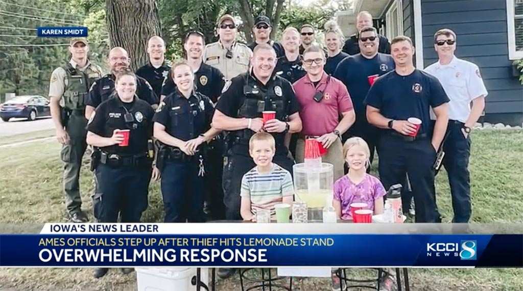 Community gives sweet surprise after thief steals from kids’ lemonade stand